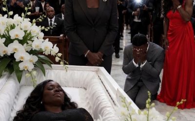 My pregnant daughter was in a coffin—and her husband showed up like it was a celebration. He walked in laughing with his mistress on his arm…