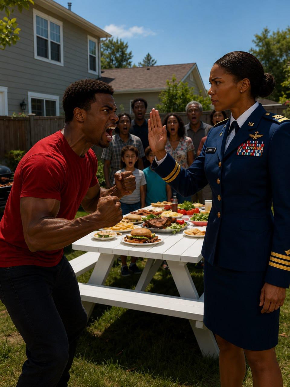 My Marine Cousin Picked a Fight at Our Family BBQ—Then Learned I Was the General He’d Been Bragging About