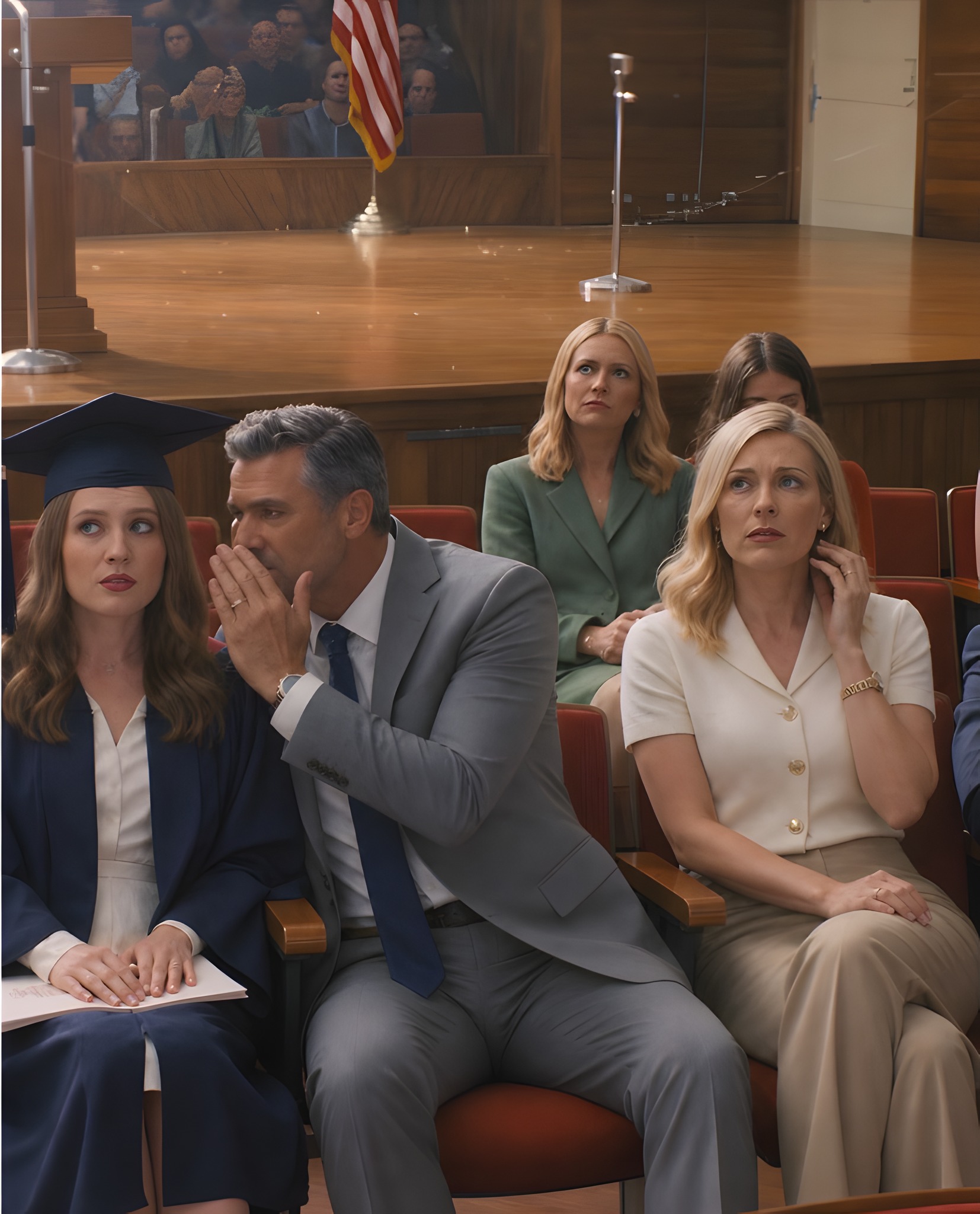 During my graduation ceremony, my father whispered to my mother: « Finally, I am done wasting my money on this failure. »