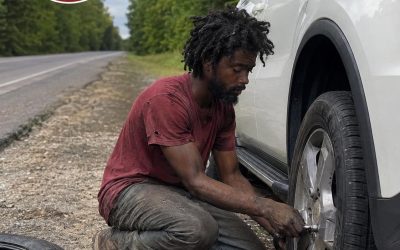 A Homeless Man Helped Me Change a Flat Tire on Route 9 Where My Son Disappeared 20 Years Ago – What He Left on My Passenger Seat Brought Me to My Knees