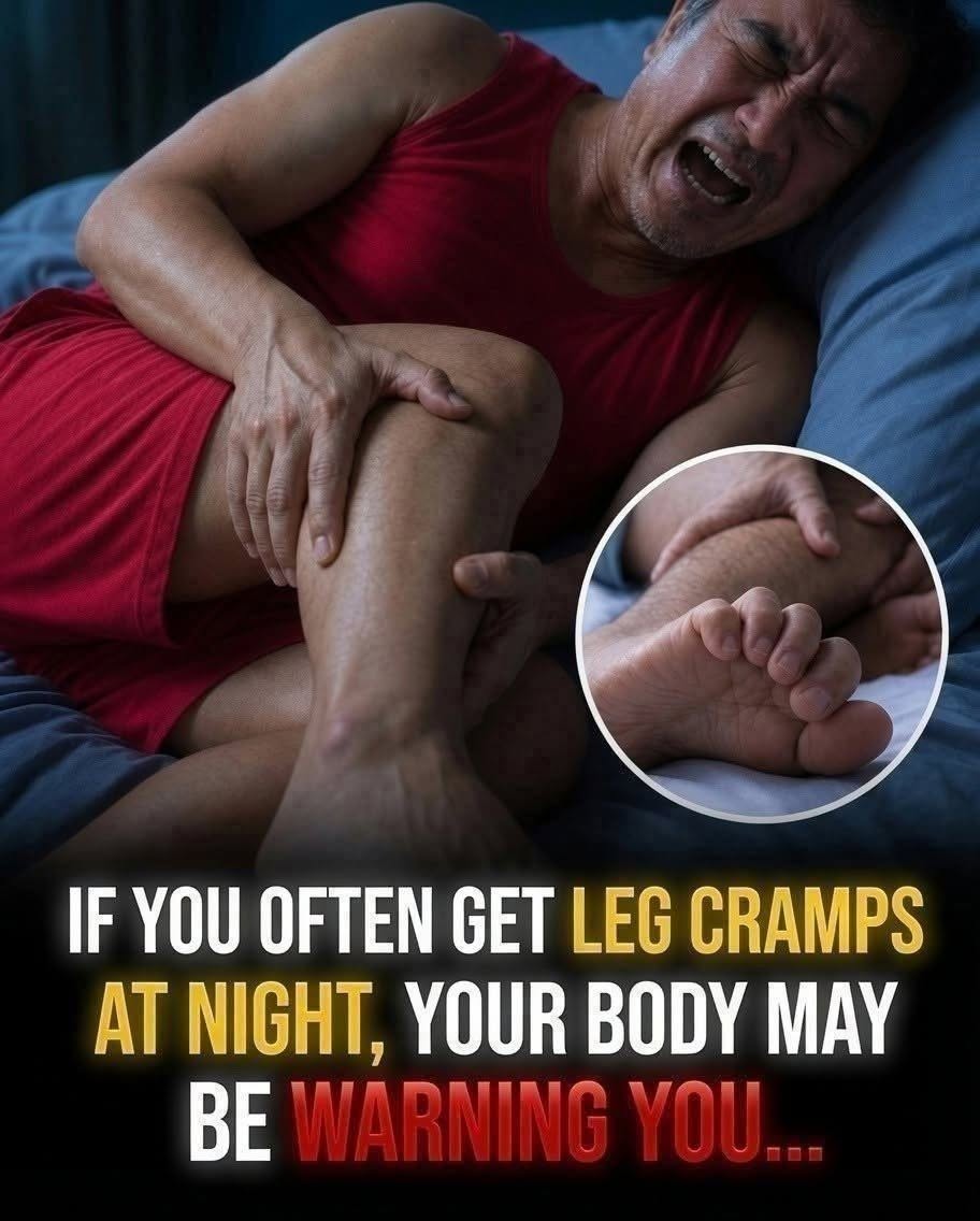 If You Often Get Leg Cramps at Night, Your Body May Be Sending a Warning Sign