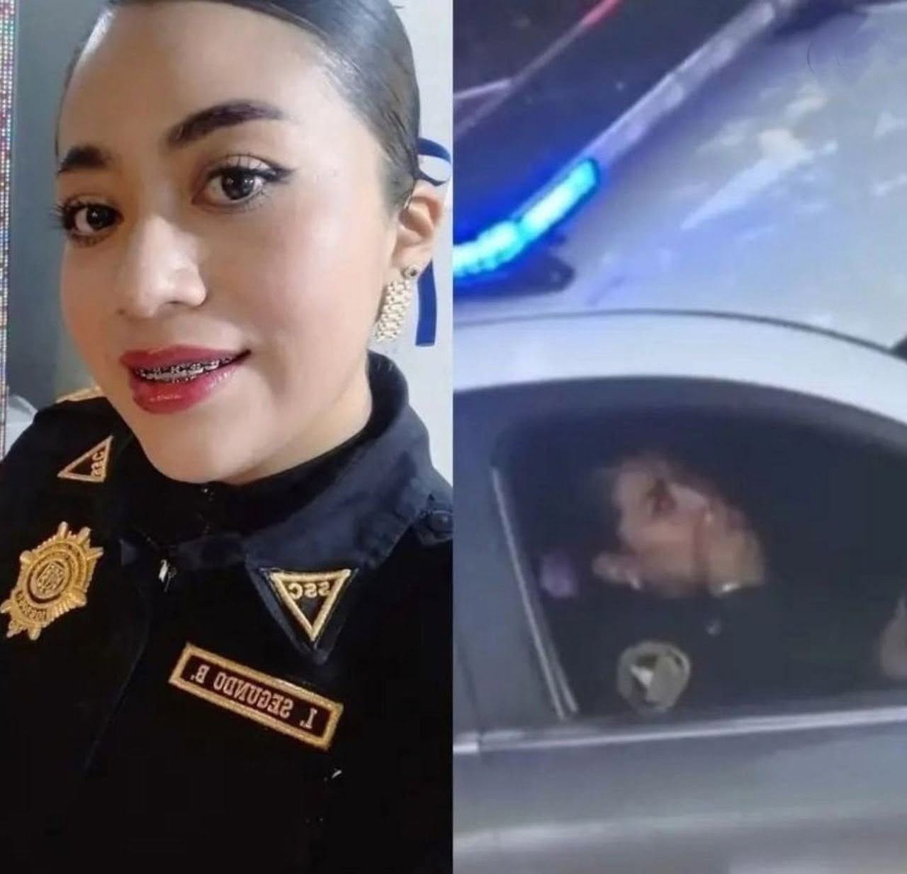 This young policewoman was filmed after her shift…see more
