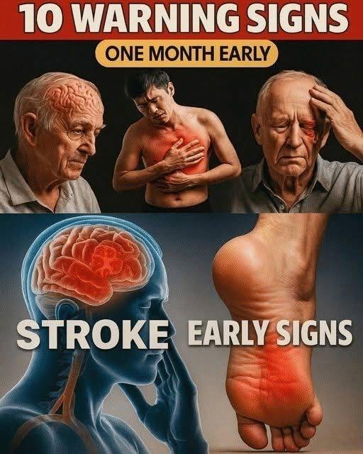 10 Warning Signs of Stroke One Month Before