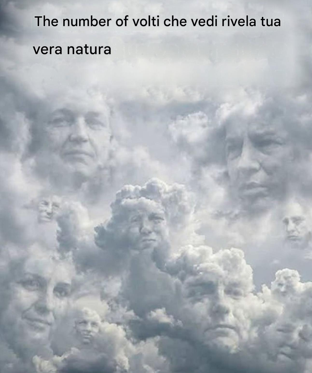 The number of faces you see reveals your true nature.