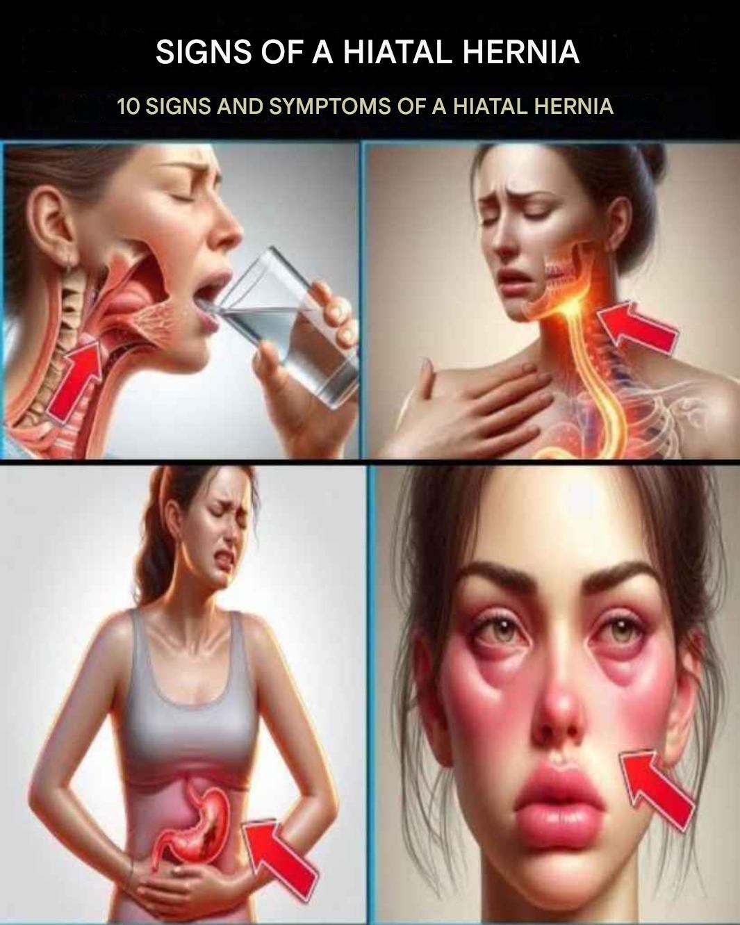 10 symptoms of hiatal hernia you should know!